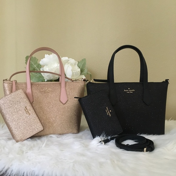 Lastset✨Kate spade glitter satchel& wallet - Picture 2 of 8